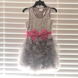 Silver Ooh! La La! Couture Party Dress